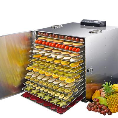 China YTK-05 Hotels Commercial Small Stainless Steel Household Dehydrated Pulses Meat Food Dehydrator 16 Trays for sale