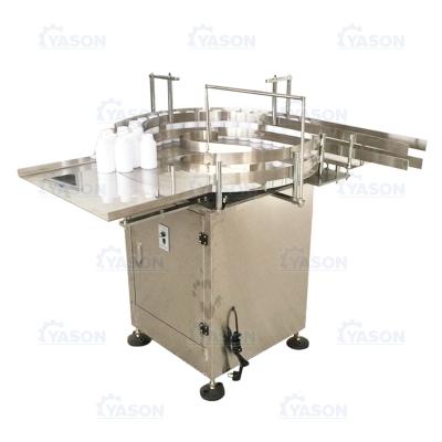 China Full Automatic Single Food Bottle Unscrambler / Bottle Sorter / Rotary Bottle Sorter for sale