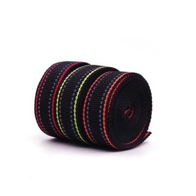 China Wholesale Military Black Webbing Braid PP Backpack Factory Webbing Reflective Tape Reflective Safety Reflective for sale