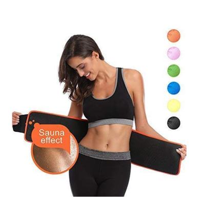 China Adult Neoprene Slim Belt Waist Slimming Belts Trimmer, Back Support Waist Bands Trimmer Sweat Belt Slimming for sale