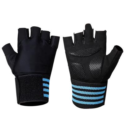 China Unisex Cycling Gloves Half Finger For Men Women Workout Fitness Sports Weightlifting Gym Gloves for sale