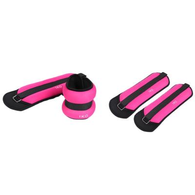 China Hot Selling Weightlifting Premium Neoprene Wrist Ankle Weights For Exercise Training for sale