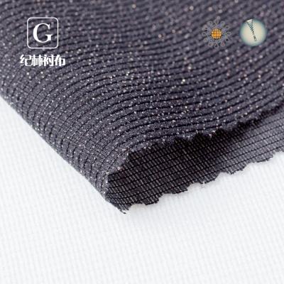 China Colorful 100% Woven Adhesive Polyester Ladies Wear Elastic /stretch Fabric Interlining for sale