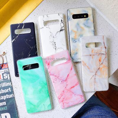 China Matt Marble Phone Case For anti-knock Samsung S8 S9 S10 S20 S21 plus note 8 9 10 pro plus 20 ultra S20 Fe S20 lite marble phone cover for sale