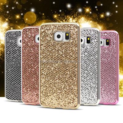 China Anti-Knock Luxury Ultra Thin Glitter Silicone Phone Case For Samsung Galaxy S8 Case for sale