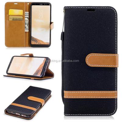 China Wallet Pocket Style PU Flip Wallet Case Leather Mobile Phone Cover For Samsung Galaxy S8 S8 Plus for sale