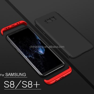 China Hard PC Material + Anti-fingerprin 360 Full Protector 3 In 1 Phone Case For Samsung Galaxy S8 Plus S9 Plus Samsung S8 S9 Mobile Case Cover for sale