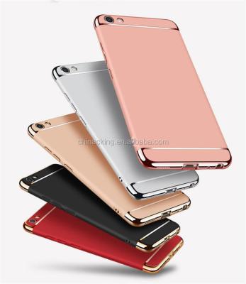 China 2017 NEW Gift Design Electroplating 3 PC In 1 Combo Case Cover For OPPO F1s for sale