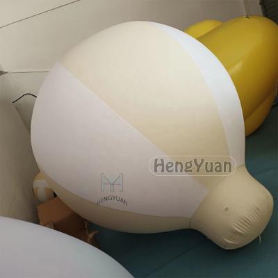 China Half Cream Color Hengyuan 3ft/5ft Advertising PVC Air Balloon Inflatable Skin Color Hot Hanging Balloon For Baby Shower Party Decoration for sale