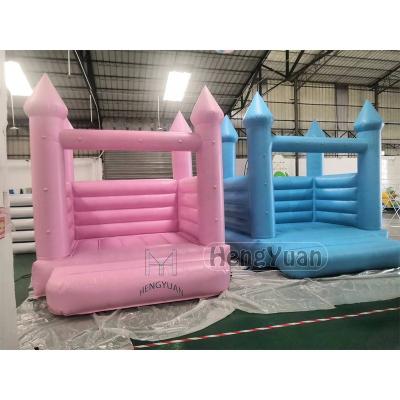 China Jumping Castle PVC Hengyuan Customized Wedding Event House Bouncer Colorful Inflatable Wedding Jumping Castle for sale