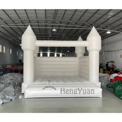 China PVC Hengyuan 10ft/13ft Mini Inflatable Bounce White House Castles Moon Bounce White Bounce for sale