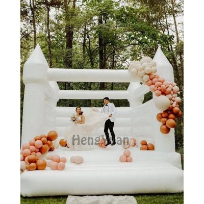 China PVC Hengyuan Adult And Kids Inflatable Bounce House Inflatable Wedding Bouncy Castle With Blower for sale