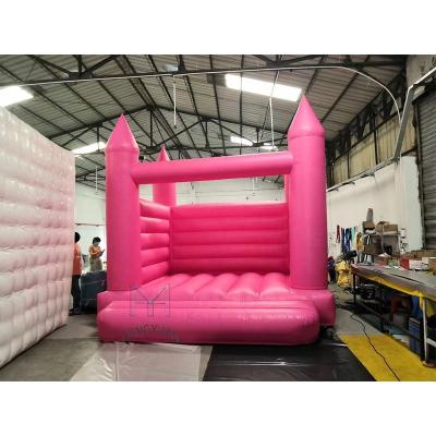 China Bouncy Castle Wedding Jumper Adults Party Popular Black PVC Hengyuan 13ft Inflatable Bounce Castle Jumper Red Yellow for sale