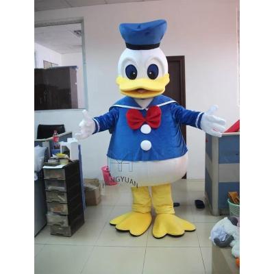 China Walking Wear Cartoon Daffy Duck Mascot Costume Girlfriend Duffy Duck Mascot Party Hengyue Adult Size Costume for sale