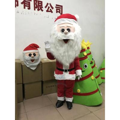 China Christmas Character Mascot Costume Santa Claus Mascot Costume Party Hengyuan Christmas Walking Suit Handsome for sale