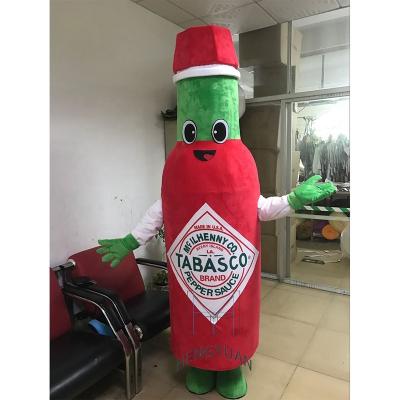 China Party Hengyuan Factory Pictures Real Beer/Drinks Bottle Cartoon Cosplay Mascot Costume LOGO Character Mascot For Adult Custom Made for sale