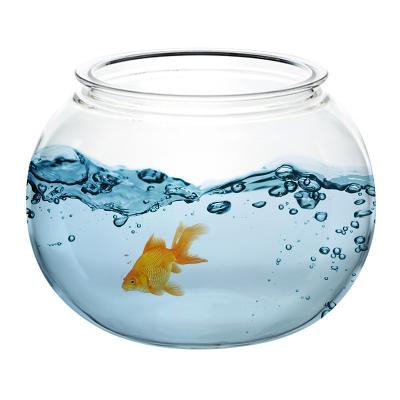 China 1 Gallon Viable Unbreakable Plastic Fish Bowl Plastic Aquarium Tank For Home Decor for sale