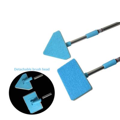 China Sustainable Aquarium Cleaning Set Retractable Fish Catching Algae Scraping Window Cleaning Cleaning Brush for sale