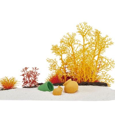 China Eco Friendly Sustainable Aquarium Package Small Aquarium Decoration Interior Accessories Landscaping Tree Forest for sale