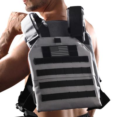 China Durable Tactical Weight Plate Carrier Fitness Weight Vest Exercise Training Plate Carrier Vest for sale