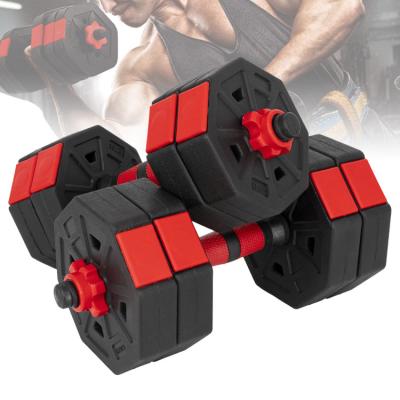 China Home Use Adjustable Barbell Dumbbell Free Weights 3-in-1 Dumbbell Kettlebell Set Non-Slip Hand Dumbbell For Home Gym for sale