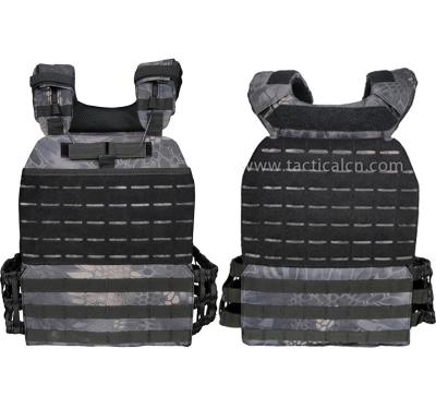 China Laser Cut Vest Factory Price Wholesale Tactical Vest Military Police Laser Cut Combat Assault Plate Carrier Vest for sale