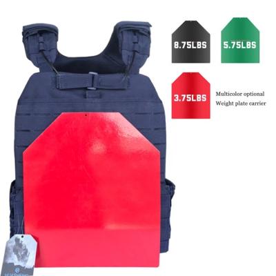 China Quick Release Outfit training weight vest molle vest with 3.75/5.75/8.75 lbs plate carrier vest tactical for sale