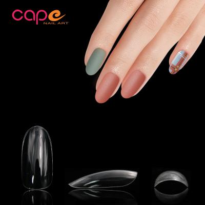 China High Quality Design Knail Shape Traceless Oval Nails For Nail Salon Ten Size 500pcs Packed By Box for sale