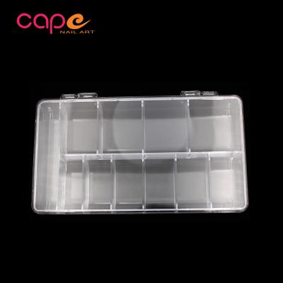 China Design Knail Artificial Nail Plastic Box Empty Acrylic Box for sale