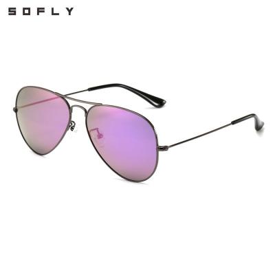 China high quality lightweight and flexible 3025 metal sunglasses products with china brands factory for sale