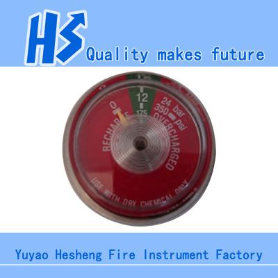 China Stainless Steel Case Interna Brass Pressure Gauge For Fire Extinguisher 37mm Pressure Gauge for sale