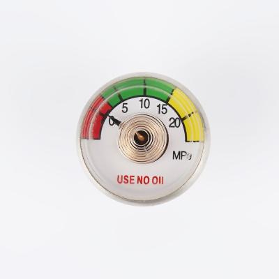 China Stainless Steel Case Brass Interna 0-20Mpa Oxygen Pressure Gauge for sale