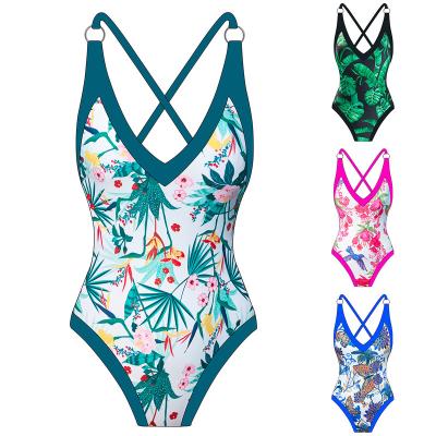 China Newest Design Breathable Swimwear Sexy Jumpsuit Plus Size Swimwear 2023 One Piece Swimwear Women Swimsuit Beach Wear Bikini Swimsuit for sale