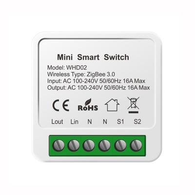 China MINI Relay 16A Intelligent Module Adapter Countdown Function Tuya Zigbee DIY Switch Life APP Sync Work With Google Home Alexa Smart Wall Switch for sale