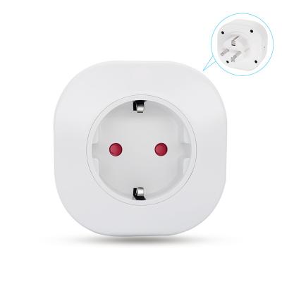 China SIXWGH WIFI EU Plug Tuya Smart Home Automation Remote Control Timer Operate Relay Electrical Control Voice Aleax Smart Outlets Socket for sale