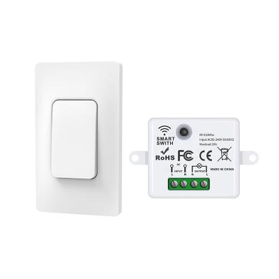 China No Need Battery Price Lowest Price Supply 433Mhz Wireless Remote Lamp Switch No Battery Required Waterproof Self Powered Wall Panel Button Switches for sale