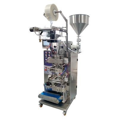 China Food Automatic Thick Sauce Sachet Juice Oil Liquid Filling Machine With Servo Pump Stick Bag Packaging Machine for sale