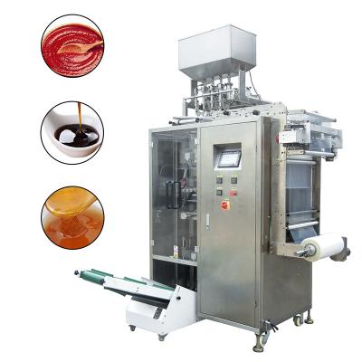 China Food Shampoo Pouch Multi-Lane Liquid Emulsion Shower Sachets High Speed ​​Packaging Packing Machine for sale