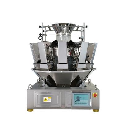 China Automatic Head 10 14 Multihead Sugar Candy Rice Chips Food Snacks Packing Machine for sale