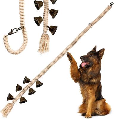 China Stocked Hanging Dog Door Bells for Dogs and Puppies - Dog Bell for Potty Training, Pet Supplies, Bell for Dogs to Ring to Go Outside for sale