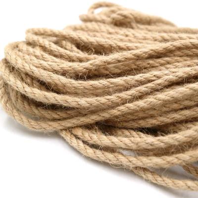 China High Tenacity Natural Jute Twine Vintage Jute Rope Natural Rope Twine Diy Folk Crafts for sale