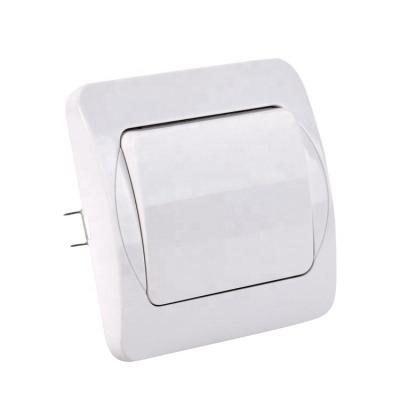 China ABS 1 Gang Wall Switch European 1 Gang Wall Switch for sale