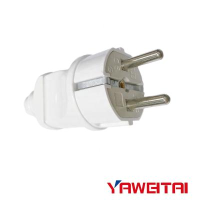 China Residential / General Purpose Power Socket With Grounding 2 Pin Round Plug for sale