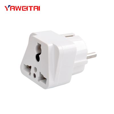 China Russia residential/general purpose power socket with earthing/schuko travel plug for sale