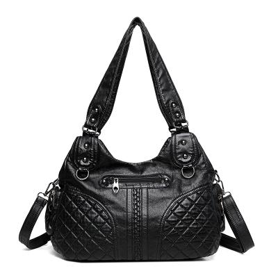 China Handbags For Women Free Buying Good Quality Genuine Leather Handbags For Women Plaid Luxury Hobo Large Capacity Casual Tote Sling Handbags Can Be Shoulder Bag for sale