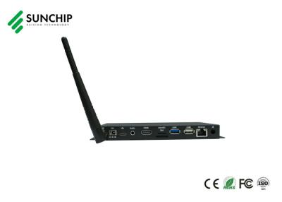 China RK3399 Hexa-Core Android 7-10 Gigabit Ethernet Capacidad DDR 32GB Caja de señalización Caja Android con varias pantallas HD Soporte en venta