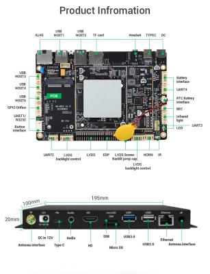 China 4K Multimedia-Kasten ultra HD Android, Multimedia-Spieler-Kasten WiFi-Netz-4G LTE Android zu verkaufen