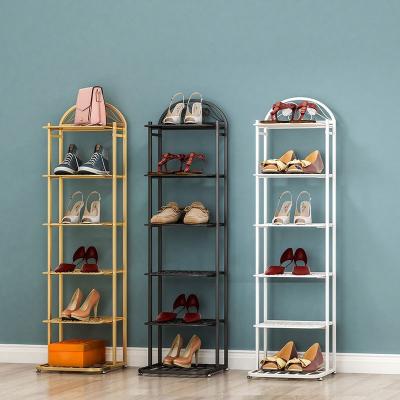 China Convertible Wholesale Fashion Shoe Shelf Living Room Furniture Storage Rack Modern Single Door Entryway Shoe Rack for sale