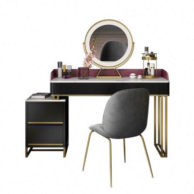 China Bedroom other) 2021 hotsale modern design living room direct (factory adjustable dressing makeup table with LED mirror for sale