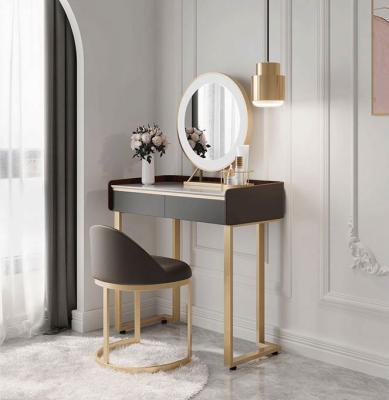 China Small family (the other) of adjustable Nordic marble bedroom is modern and contracted to receive the ark an organic whole gray vanity chair for sale